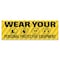 Signmission Wear Your Personal Protective Equipment Banner Concession Stand Food Truck Single Sided B-72-30189 - alternate 1
